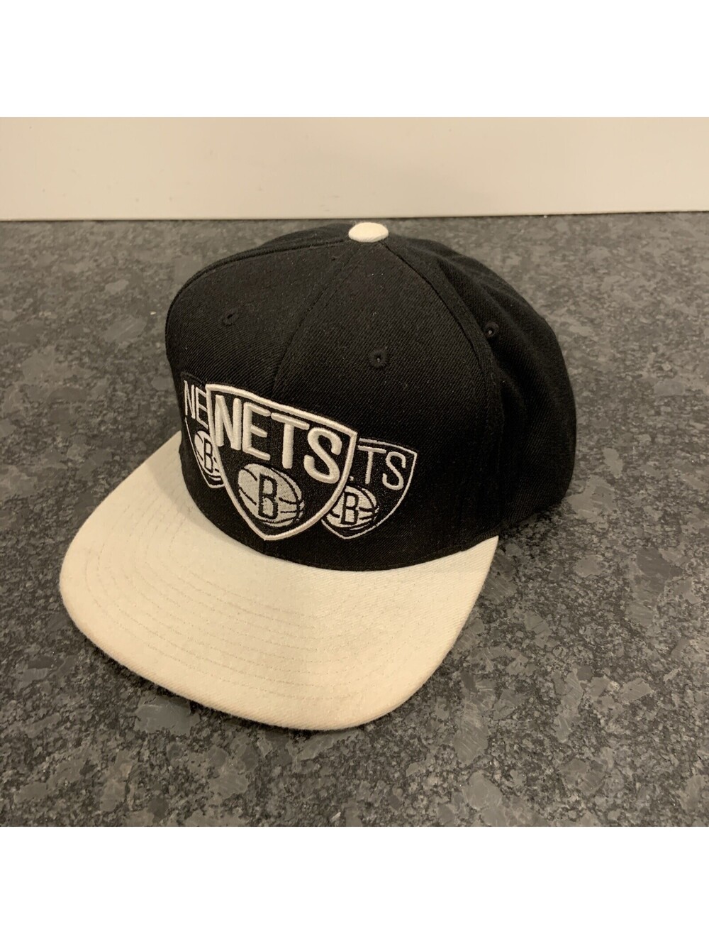 RARE Brooklyn Nets Mitchell & Ness NBA Snapback Hat